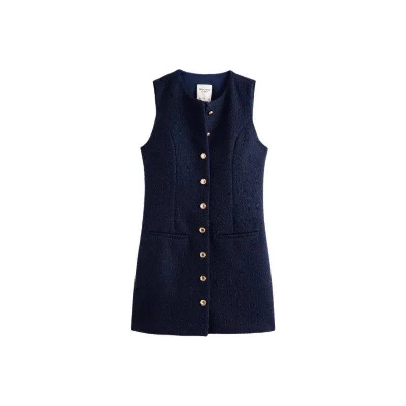 Abercrombie＆Fitch Sleeveless Dress Women's Black-0