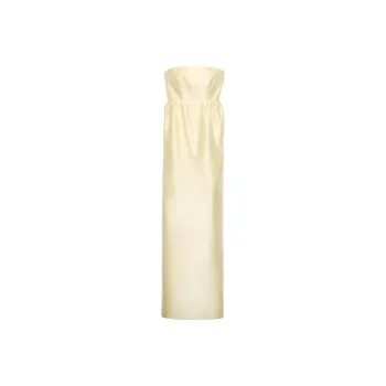 PRADA Double Satin Maxi Dress