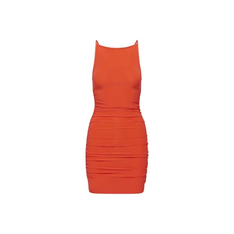 ARITZIA Babaton Sentiment Dress Sleeveless Dress Women's Hot Cheeky Red/Hot Blush Red Lips-0