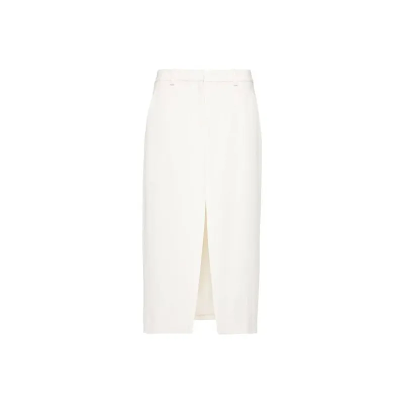 THEORY Casual Short Skirts Women's Ivory White-0