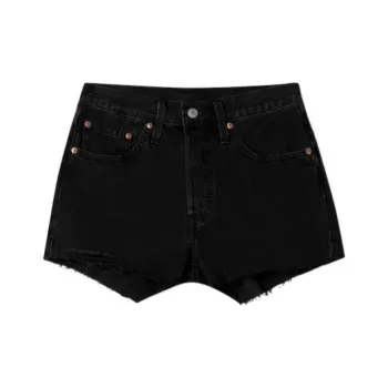 Levis Denim Shorts Women's Black