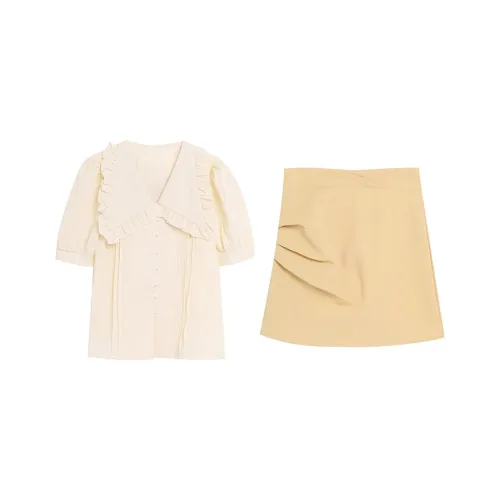 BVODE Two Piece Skirt Sets Women's