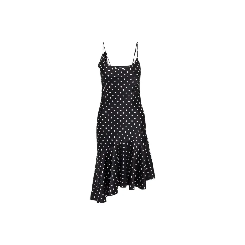 Realisation Par SS25 The Cassidy Slip Dresses Women's Satin Spot Shimmering Spots-0