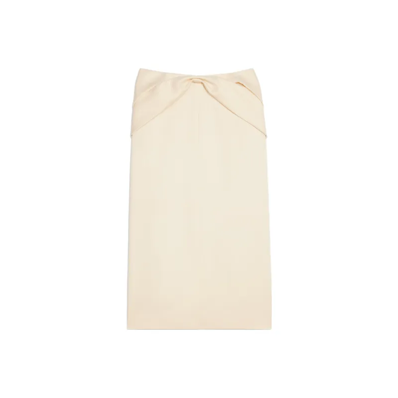CELINE Straight Cut Front Slit Skirt-0