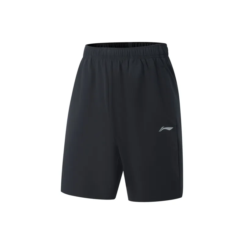 LiNing Fitness Series Sports Shorts Men's Black With Single Logo-0