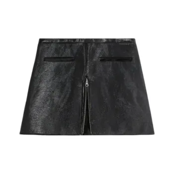 COURREGES Heritage Viny Mini Skirt