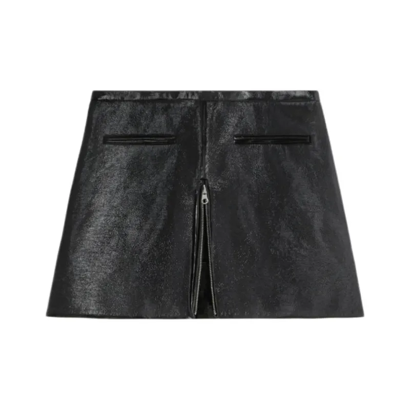 COURREGES Heritage Viny Mini Skirt-0