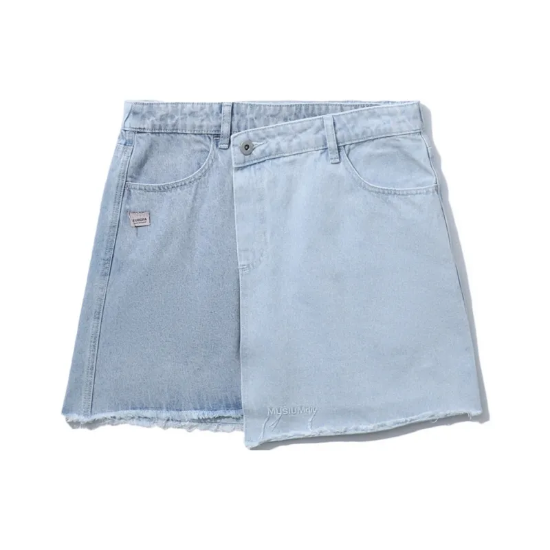 MUSIUM DIV Denim Short Skirts Women's-0