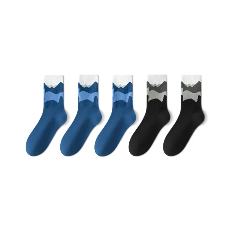 LUOLIAN Mid Calf Socks Women's 5 Pack-7