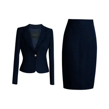 ROEYSHOUSE Skirt Set Women's Dark Blue