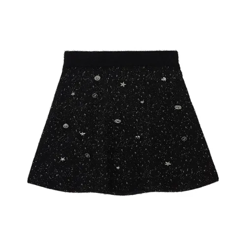 D'zzit Casual Short Skirts Women's Black