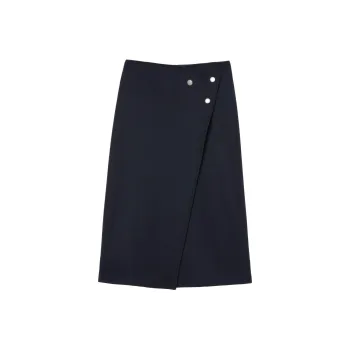 Burberry Casual Long Skirts Women's Blue