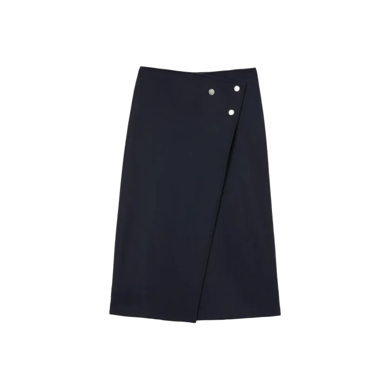 Burberry Casual Long Skirts Women's Blue-0