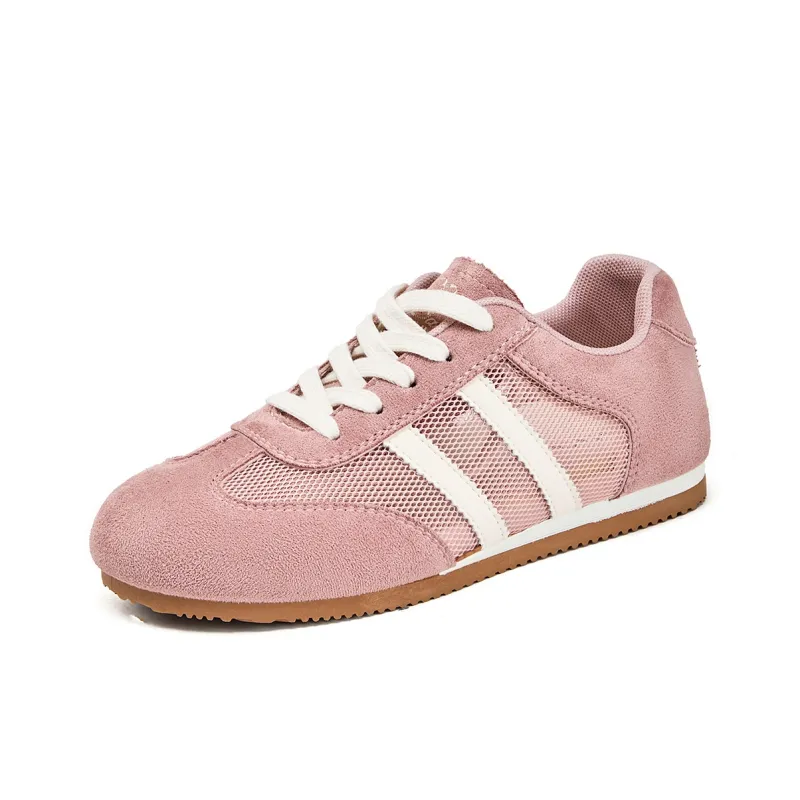 La Chapelle Anti Slip Wear Resistant Low Top Casual Shoes Women's Cherry Blossom Pink-1