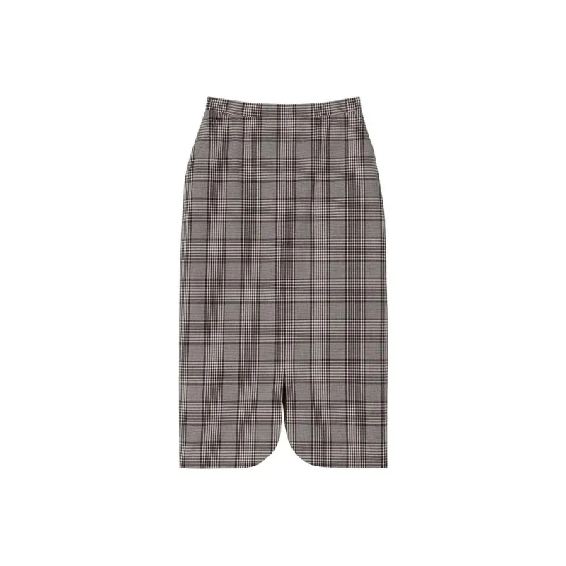 Burberry Casual Long Skirts Women's Gray-0