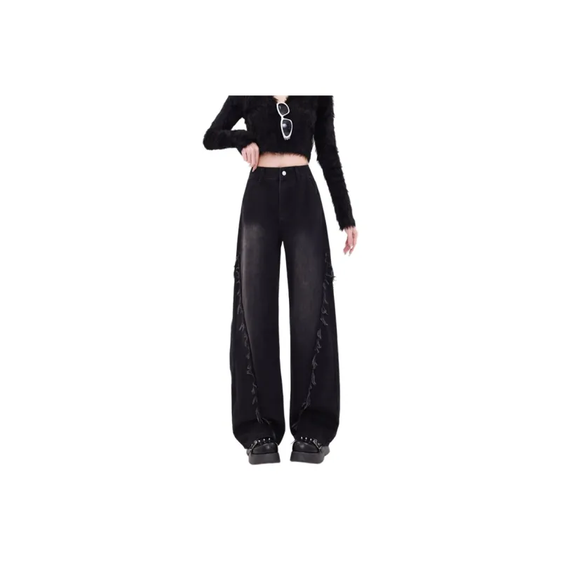 KAISER Jeans Women's Black Gray Color-0