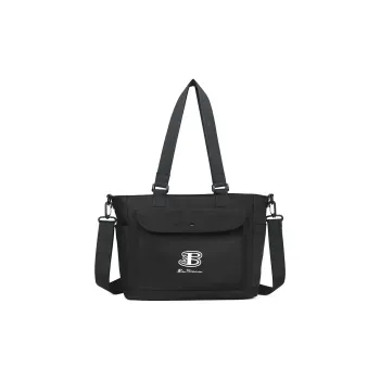 BEN SHERMAN Oxford Shoulder Bag Regular Unisex Black