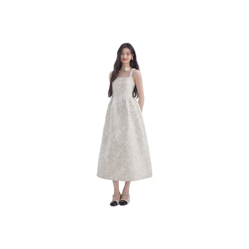 DEAR DEER PUFF Slip Dresses Women's Image Color-0