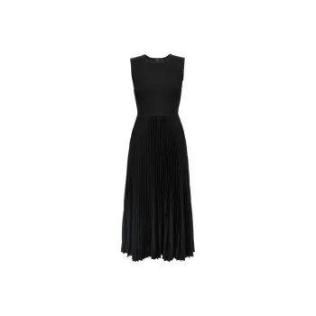THEORY Pleat Detailed Sleeveless Dress