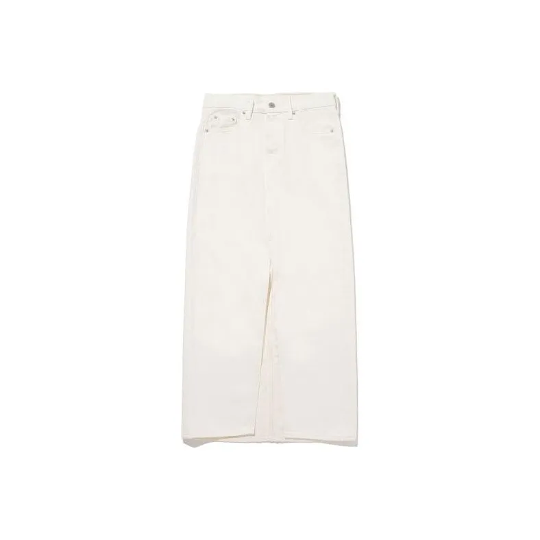 Levi’s Casual Long Skirts Women's White-0
