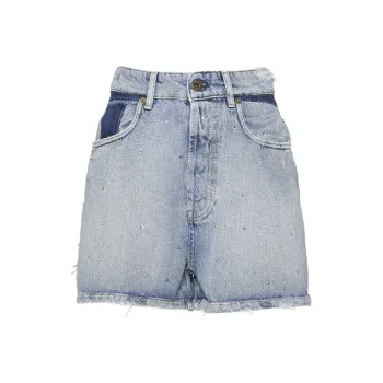 MIU MIU Denim Shorts Women's Blue