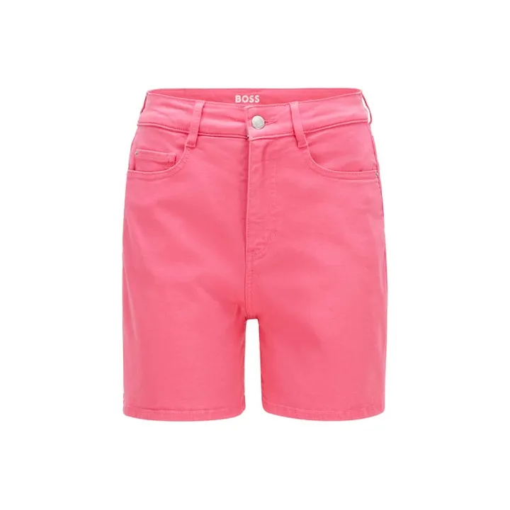 HUGO BOSS Denim Shorts Women's Pink-0