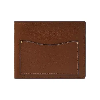 FOSSIL Leather Wallet Men's Brown