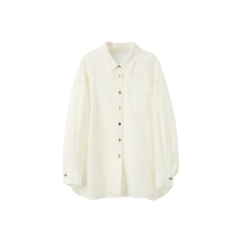 3COLOUR Shirts Women's Ecru-0