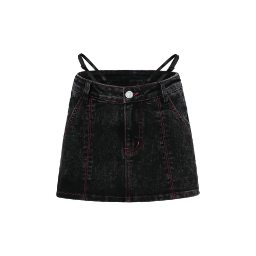 FTT Flythetruth Casual Short Skirts Women's Black