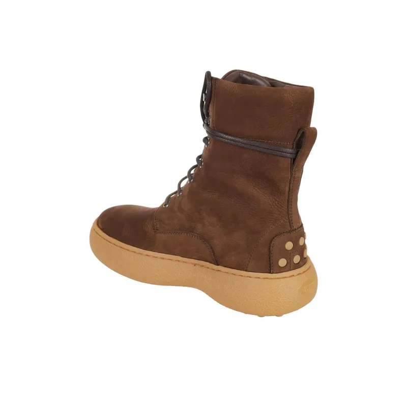 TOD'S 09j Ankle Boots Women's Brown-3