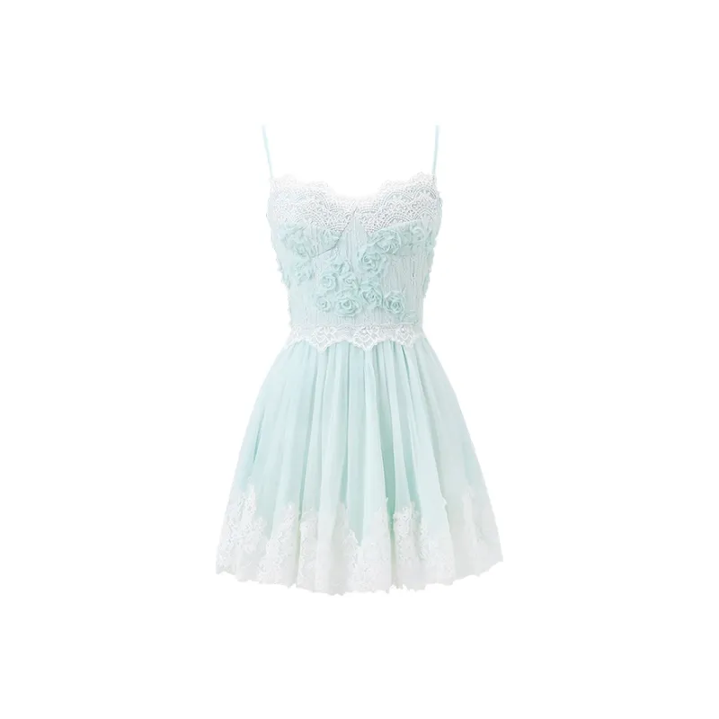 ACAINES Slip Dress Women's Mint Green-0