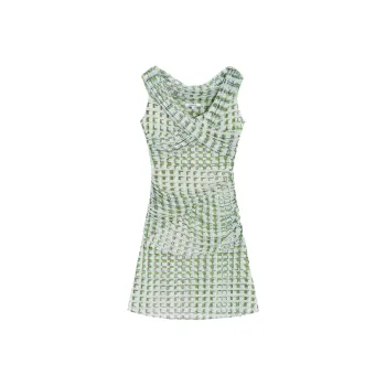 Bebe Sleeveless Dress Women's Green