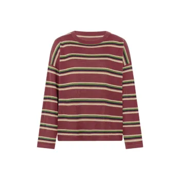 MEIYANG Knitwear Women's Red Stripes