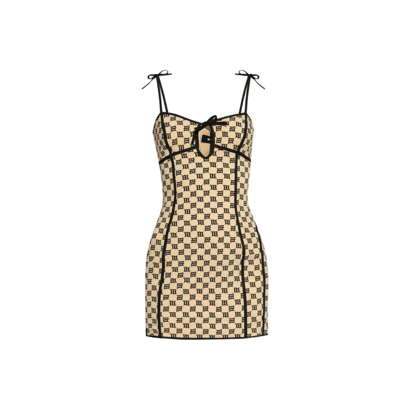 Misbhv Monogram print Mini Dress-0