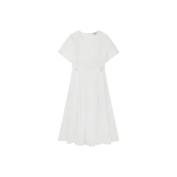 Teenie Weenie Long Sleeved Dresses Women's Ivory White