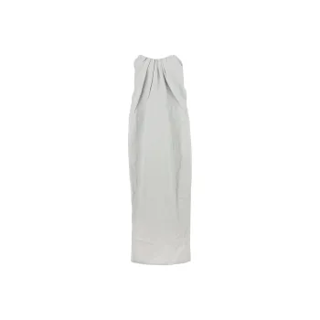 COLOMBIN Strapless Pleat detail Shift Maxi Dress