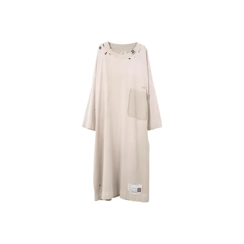 Maison Mihara Yasuhiro SS25 Long Sleeved Dress Women's Light Umber-0