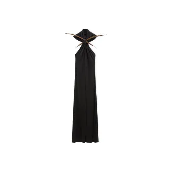 LOEWE SS25 Women's Pre Selection Collection Sleeveless Dress Women's Black