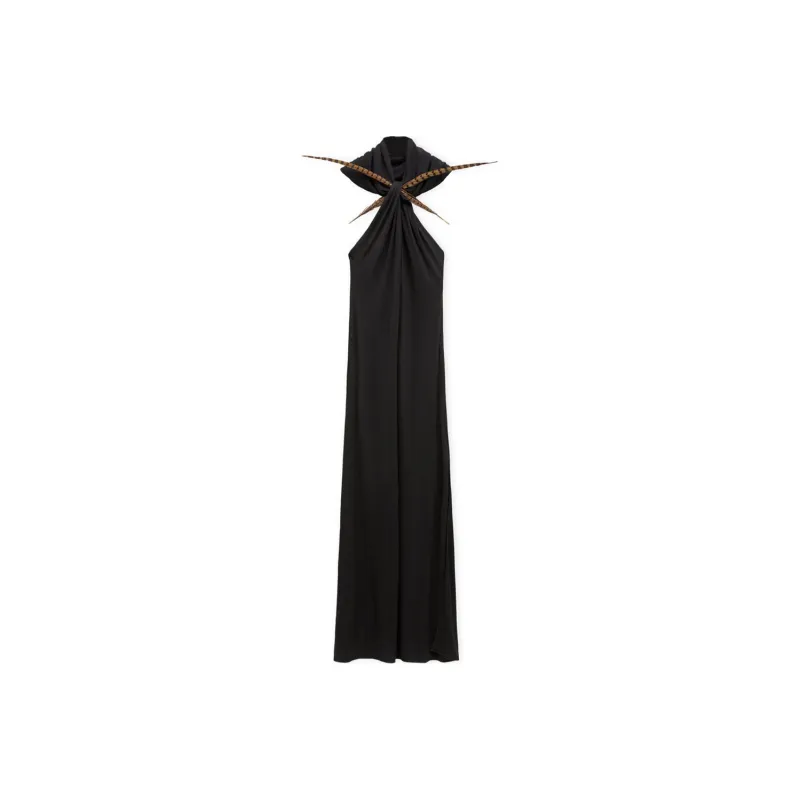 LOEWE SS25 Women's Pre Selection Collection Sleeveless Dress Women's Black-0