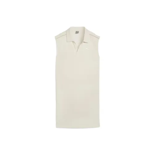 PUMA Sleeveless Dress Women's Beige