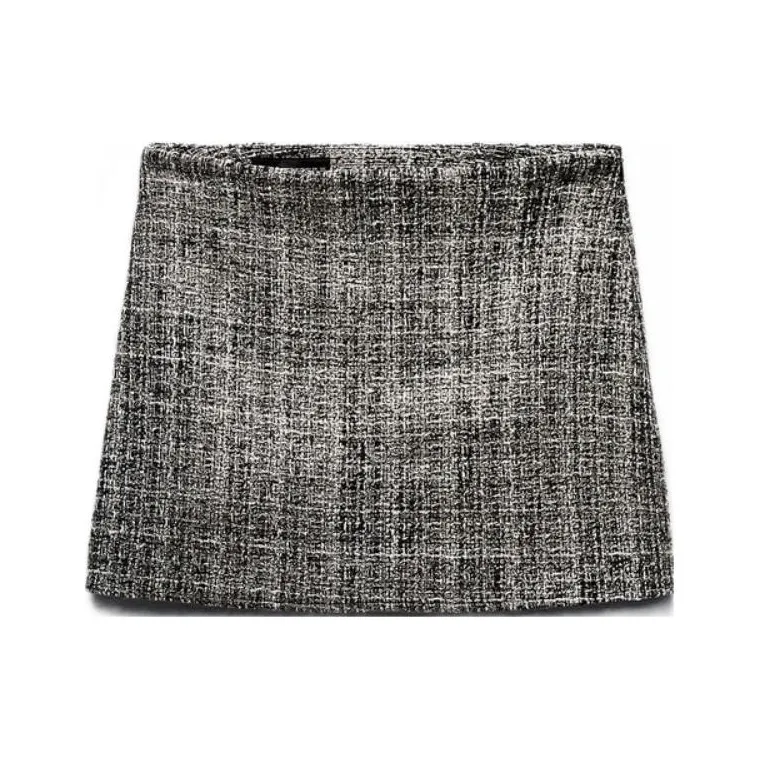 ZARA Casual Short Skirts Women's Grass Green-0
