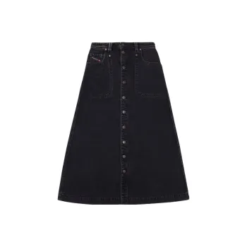 DIESEL Denim Short Skirts Women's Black