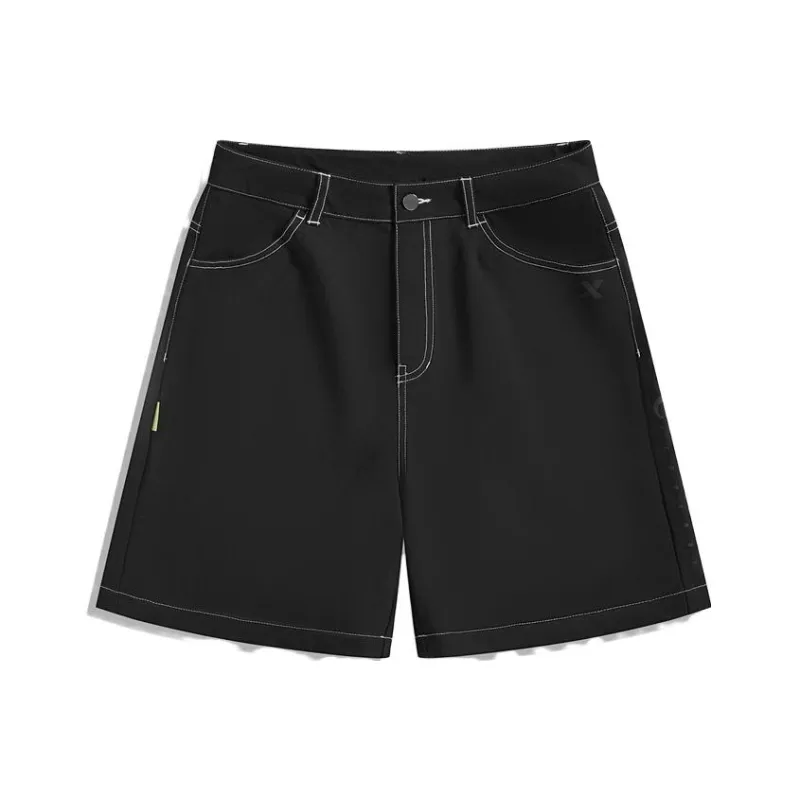XTEP Denim Shorts Women's Jet Black-0