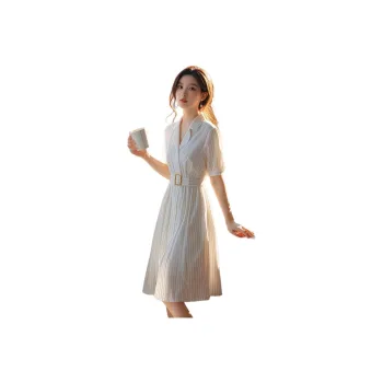 XIANSINIAO Short Sleeved Dress Women's