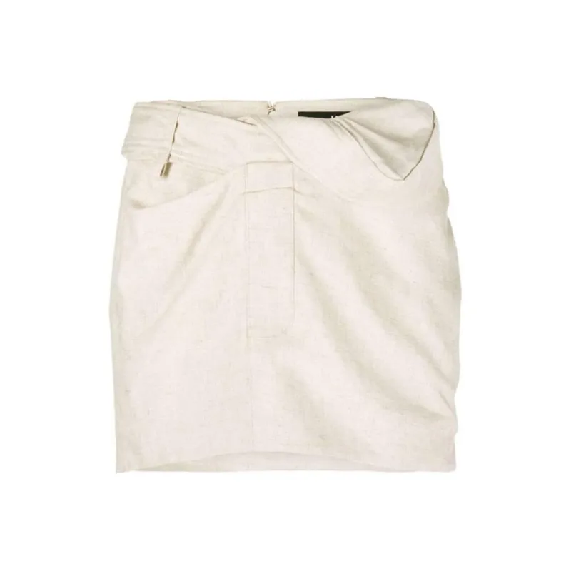 Jacquemus Twisted Mini Skirt-0