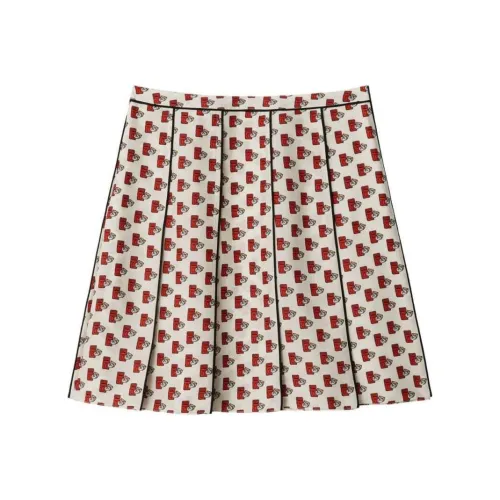 Burberry Casual Short Skirts Women's White