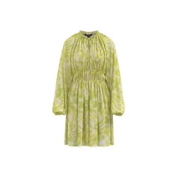 URBAN REVIVO Boho Style Long Sleeved Dress Women's