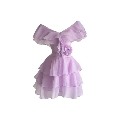 SCCREBEL OFFICIAL Sleeveless Dress Women's Violet