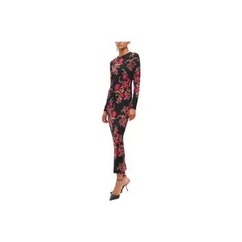 REFORMATION Tommie Knit Dress Long-Sleeved Dresses Women's Multicolor