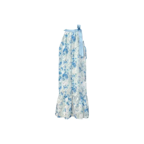 ZWTX STUDIO Sleeveless Dress Women's Blue